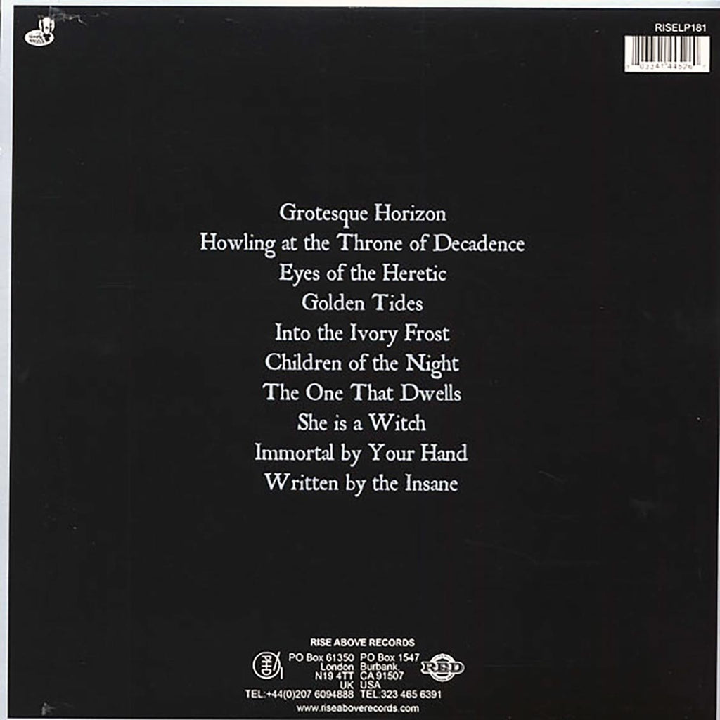 Death Penalty - Death Penalty (2xLP) (180g) vinyl LP back cover