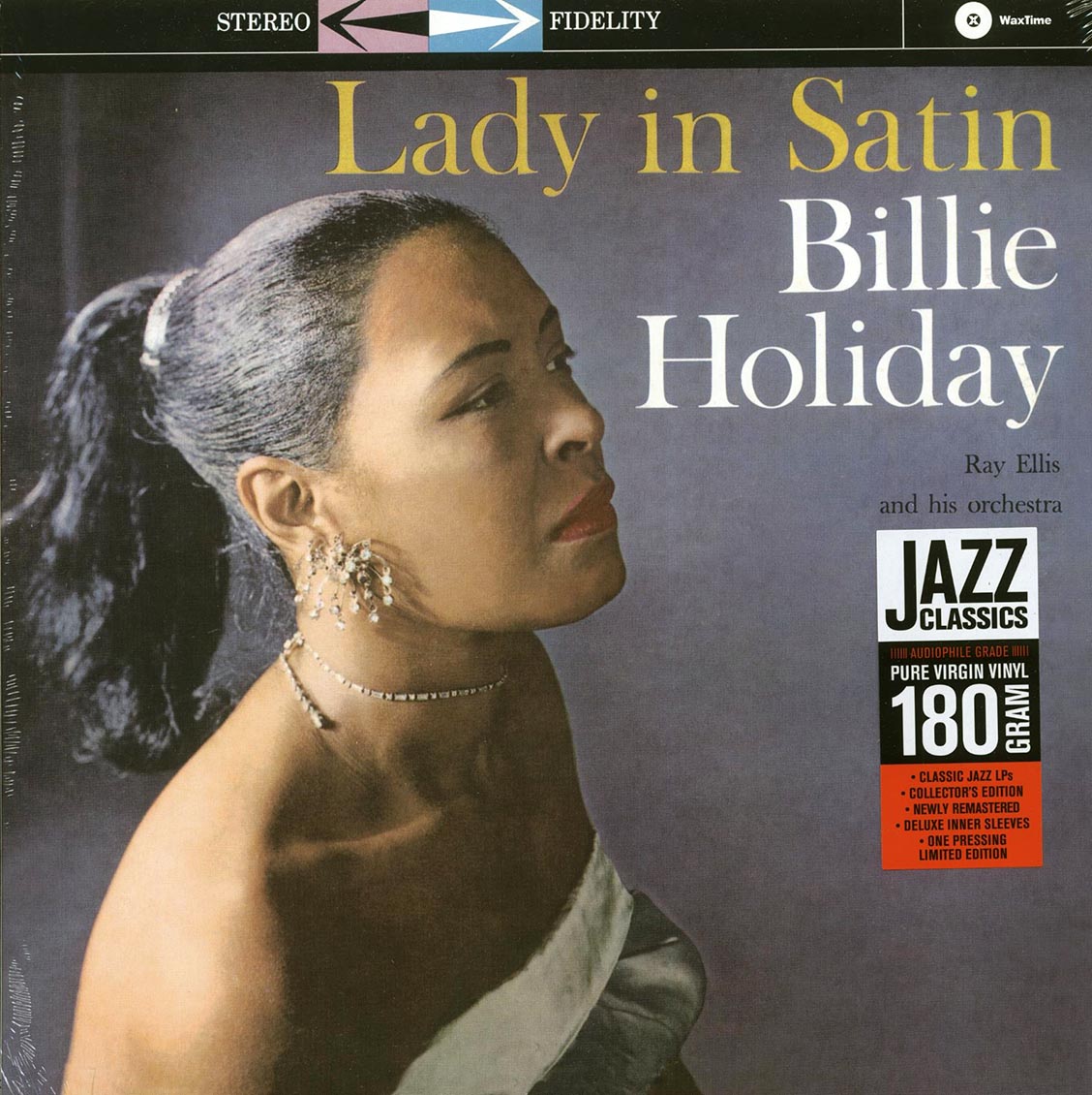 Billie Holiday - Lady In Satin (ltd. ed.) (180g) (remastered) vinyl LP front cover