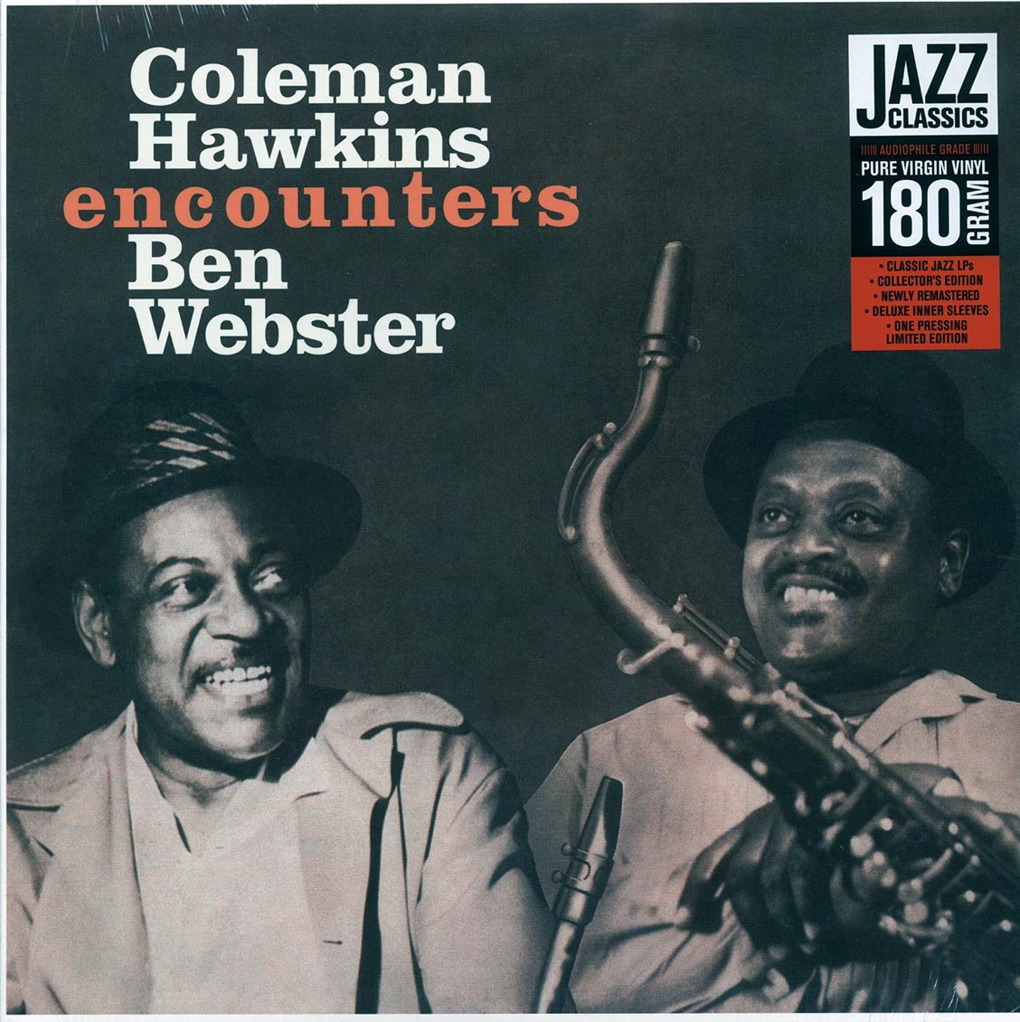 Coleman Hawkins, Ben Webster - Coleman Hawkins Encounters Ben Webster (ltd. ed.) (180g) (remastered) vinyl LP front cover