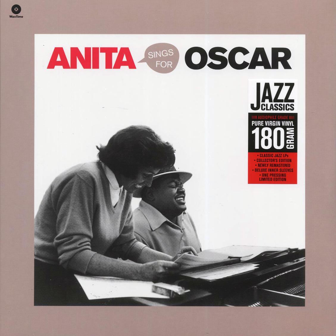 Anita O'Day, Oscar Peterson - Anita Sings For Oscar (ltd. ed.) (180g) (remastered) vinyl LP front cover