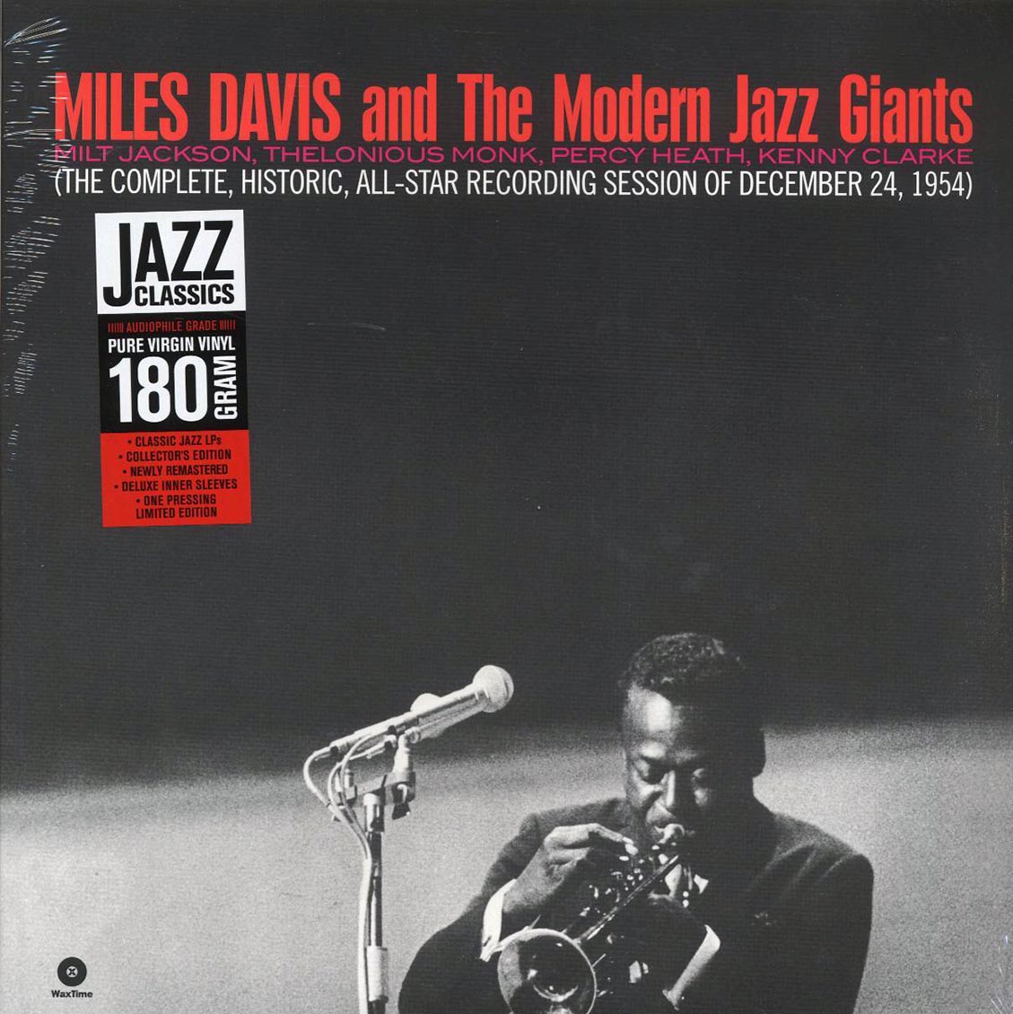 Miles Davis, Milt Jackson, Thelonious Monk, Percy Heath, Kenny Clarke - Miles Davis And The Modern Jazz Giants (ltd. ed.) (180g) vinyl LP front cover