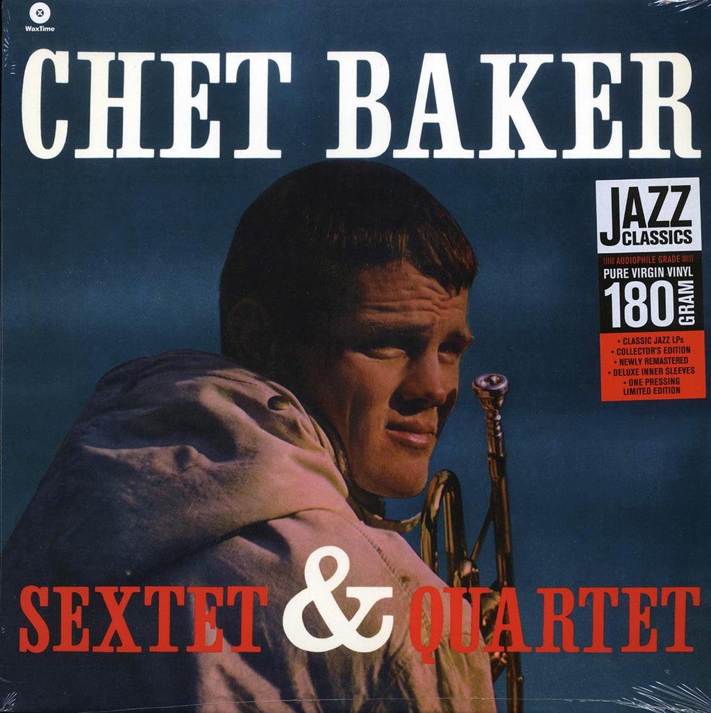 Chet Baker - Sextet & Quartet: Chet Baker In Milan (+bonus track) (180g) vinyl LP front cover