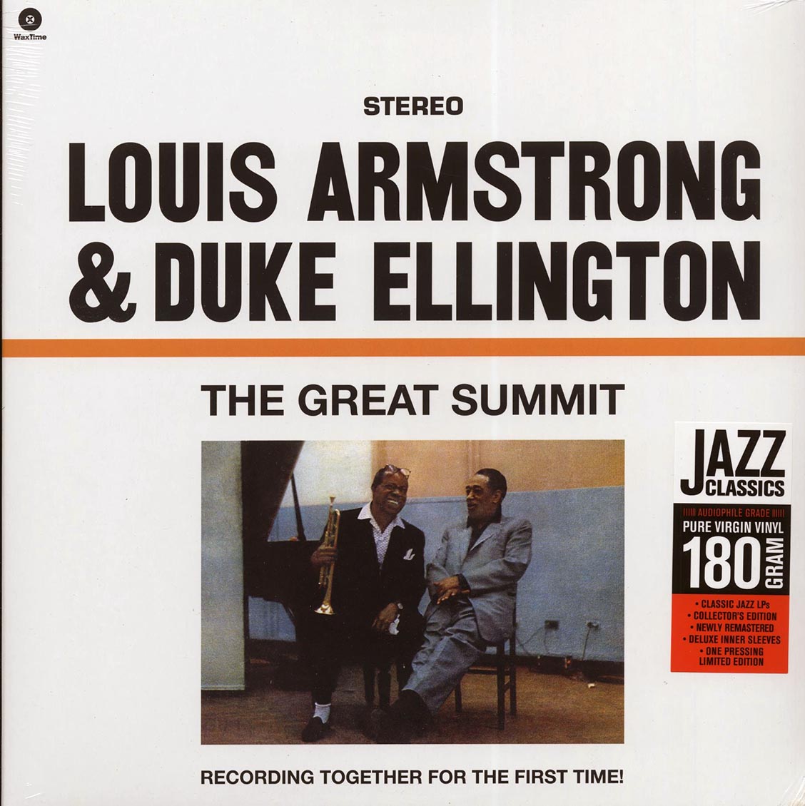 Louis Armstrong, Duke Ellington - Louis Armstrong & Duke Ellington: The Great Summit (+bonus track) (ltd. ed.) (180g) (remastered) vinyl LP front cover