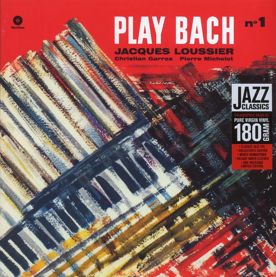 Jacques Loussier - Play Bach No. 1 (ltd. ed.) (180g) (remastered) vinyl LP front cover