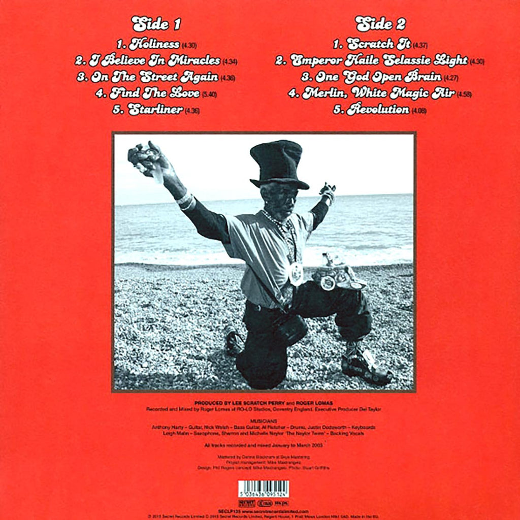 Lee Perry - Holiness Righteousness (RSD 2015) (180g) vinyl LP back cover