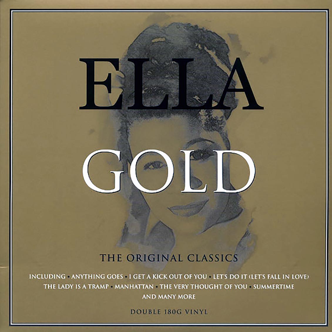 Ella Fitzgerald - Gold (2xLP) (180g) vinyl LP front cover