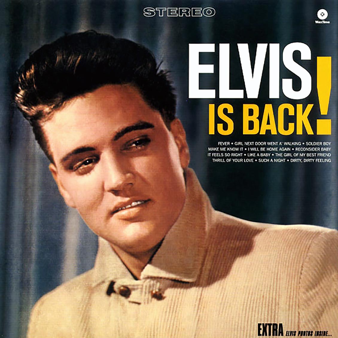 Elvis Presley - Elvis Is Back! (+4 bonus tracks) (ltd. ed.) (180g) vinyl LP front cover