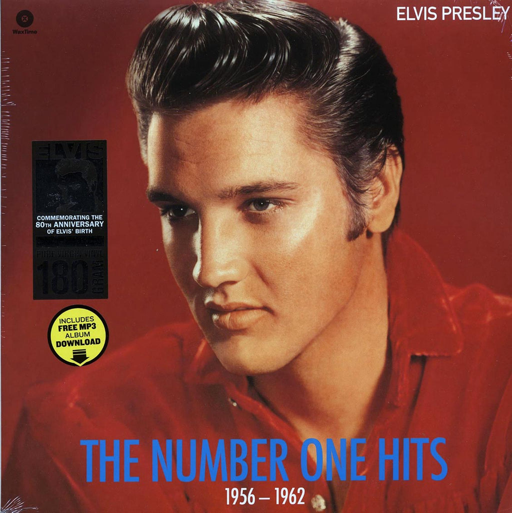 Elvis Presley - The Number One Hits 1956-1962 (incl. mp3) (180g) vinyl LP front cover
