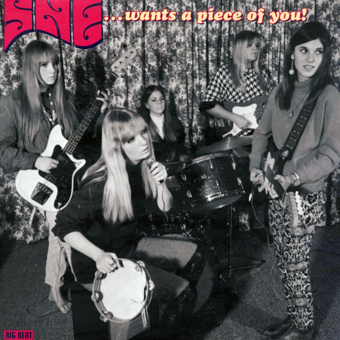 She - Wants A Piece Of You (180g) vinyl LP front cover