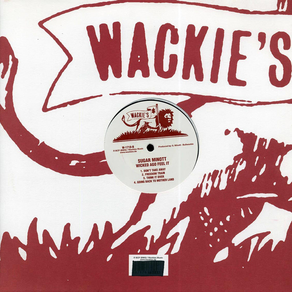 Sugar Minott - Wicked A Go Feel It vinyl LP back cover