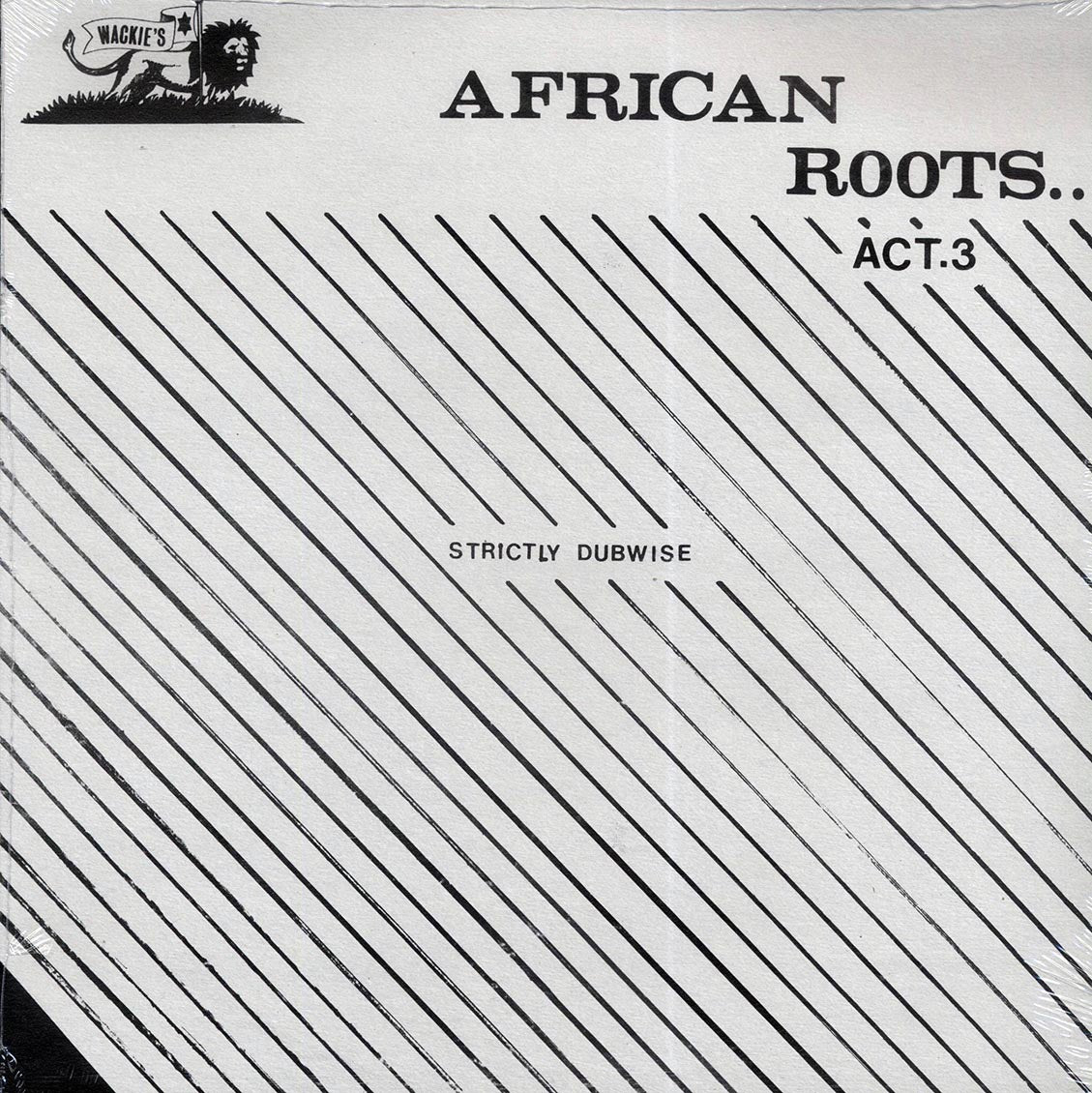 Wackie's - African Roots Act 3 vinyl LP front cover