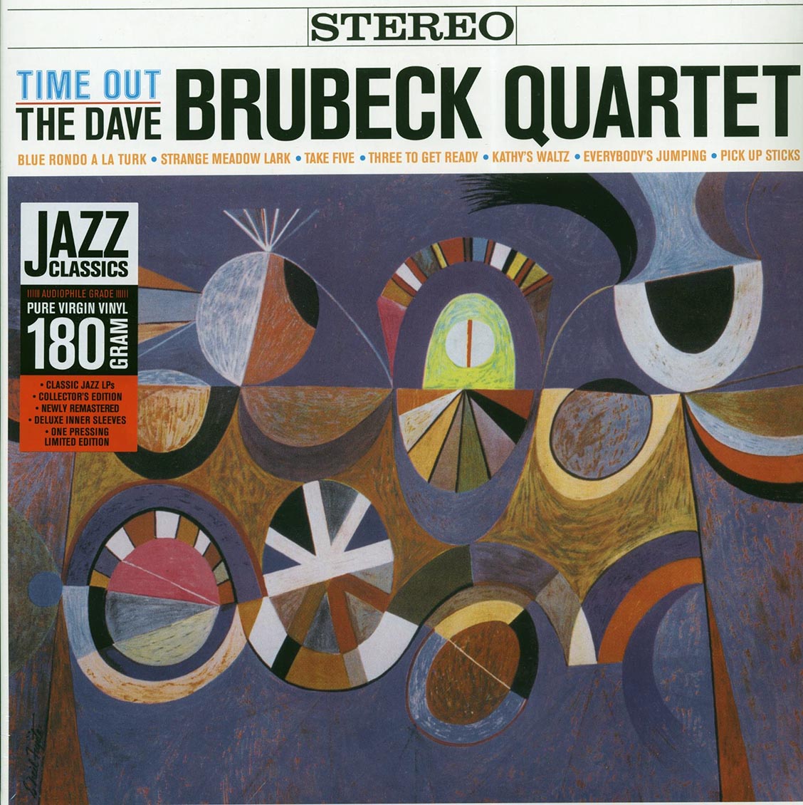 Dave Brubeck Quartet - Time Out (ltd. ed.) (180g) (remastered) vinyl LP front cover