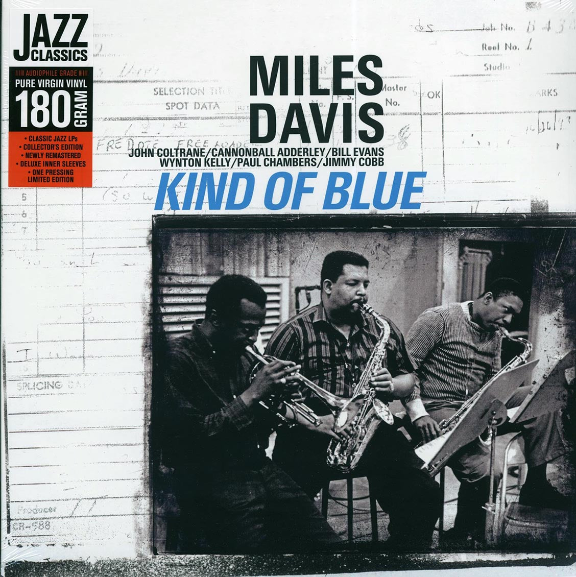 Miles Davis - Kind Of Blue (ltd. ed.) (180g) (remastered) vinyl LP front cover