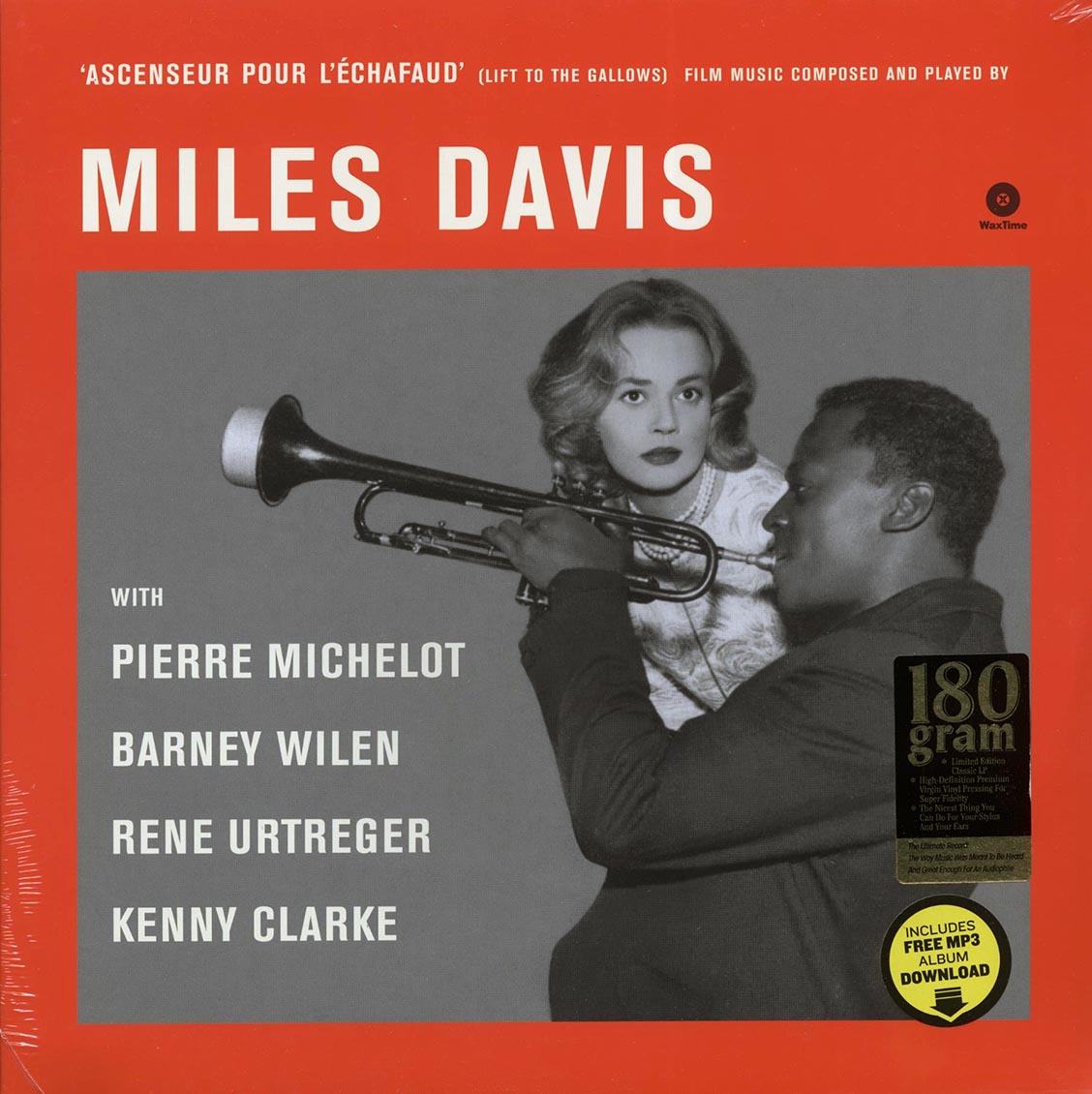Miles Davis - Ascenseur Pour L'Echafaud (ltd. ed.) (180g) vinyl LP front cover