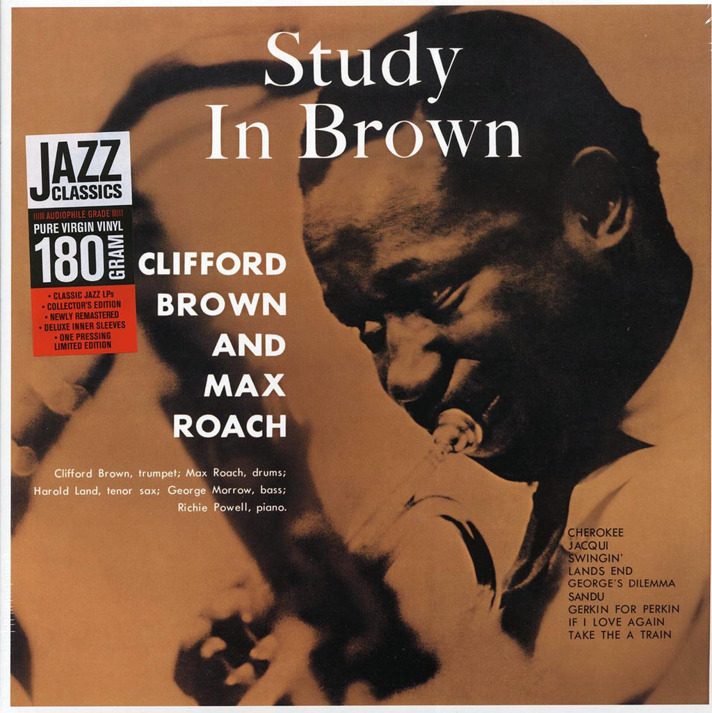Clifford Brown, Max Roach - Study In Brown (ltd. ed.) (180g) (remastered) vinyl LP front cover