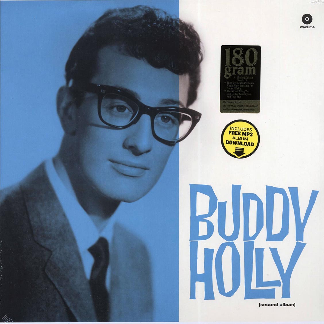 Buddy Holly - Buddy Holly (Second Album) (+2 bonus tracks) (ltd. ed.) (180g) vinyl LP front cover