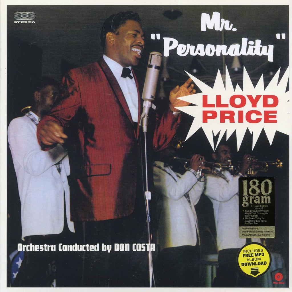 Lloyd Price - Mr. Personality (+2 bonus tracks) (ltd. ed.) (180g) vinyl LP front cover