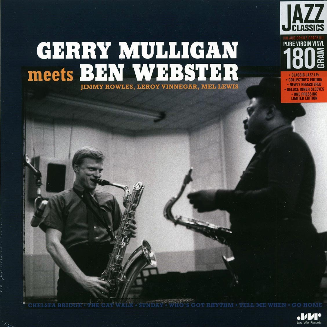 Gerry Mulligan, Ben Webster - Gerry Mulligan Meets Ben Webster (ltd. ed.) (180g) (remastered) vinyl LP front cover