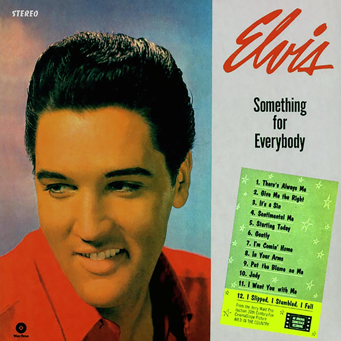 Elvis Presley - Something For Everybody (+2 bonus tracks) (ltd. ed.) (180g) vinyl LP front cover