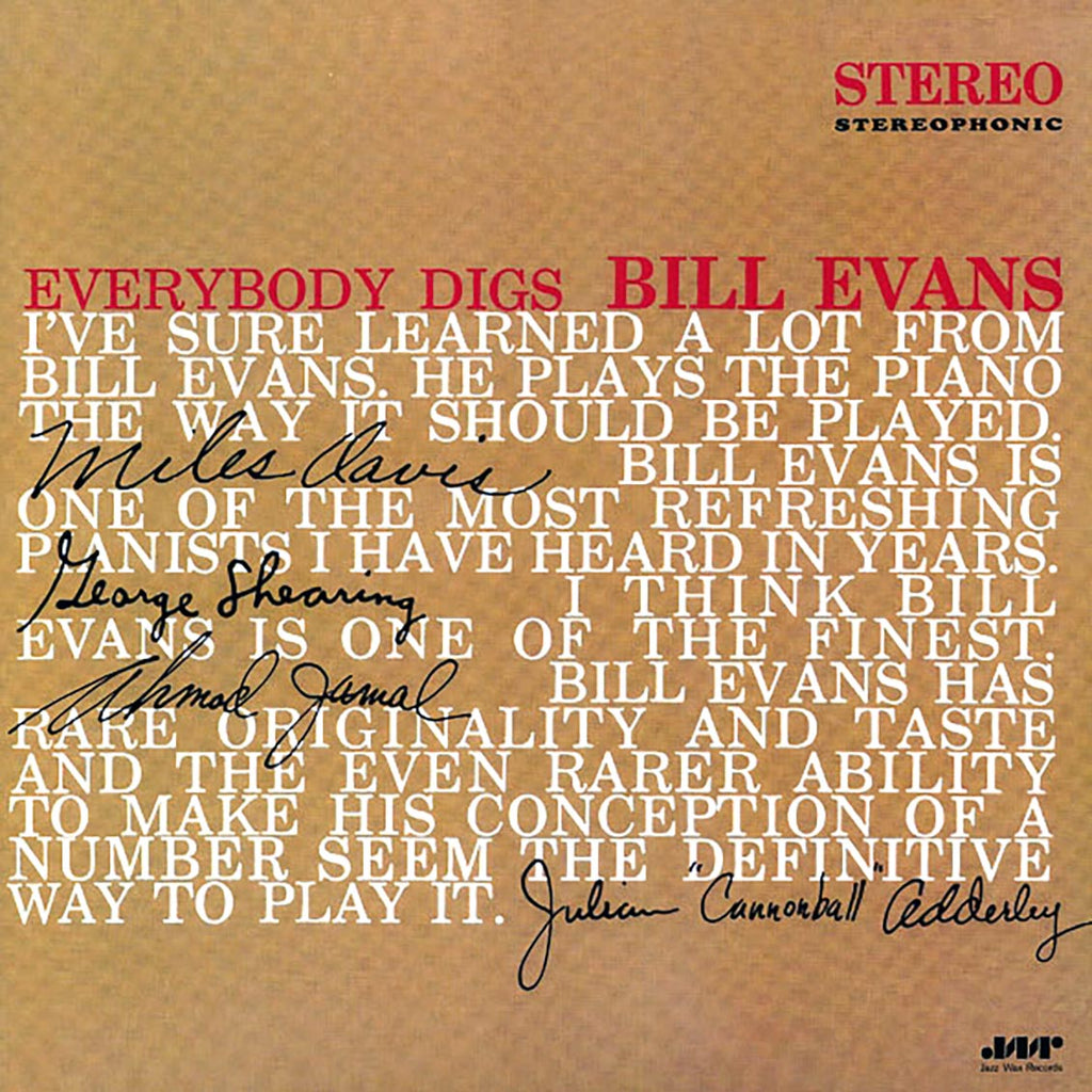 Bill Evans - Everybody Digs Bill Evans (ltd. ed.) (180g) vinyl LP front cover