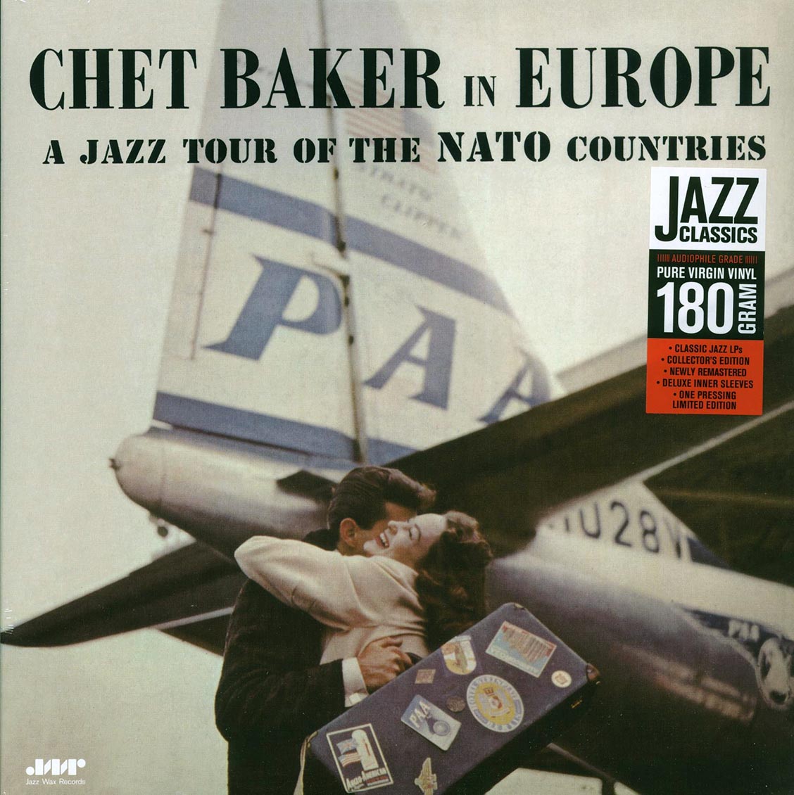 Chet Baker - Chet Baker In Europe: A Jazz Tour Of The Nato Countries (ltd. ed.) (180g) (remastered) vinyl LP front cover
