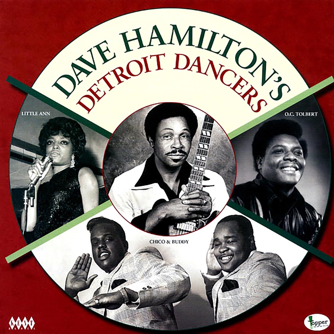 Little Ann, Chico & Buddy, OC Tolbert, Tobi Lake, etc. - Dave Hamilton's Detroit Dancers vinyl LP front cover