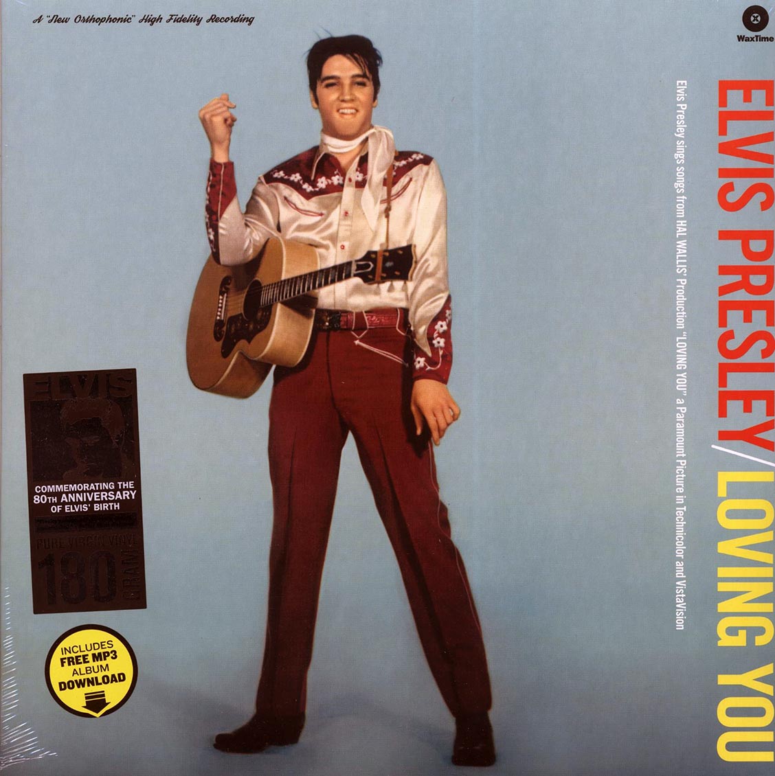 Elvis Presley - Loving You (incl. mp3) (180g) vinyl LP front cover