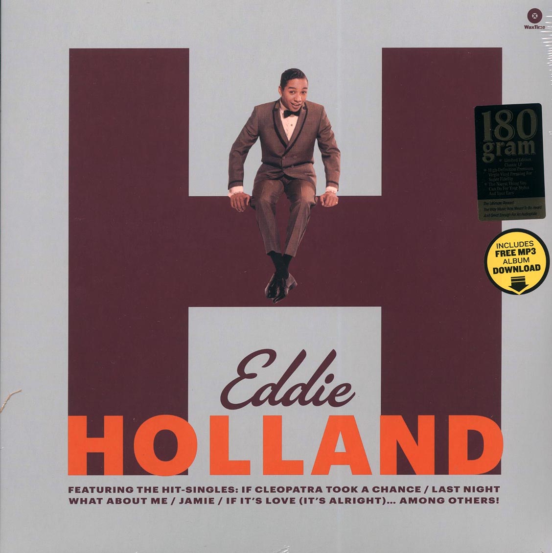 Eddie Holland - Eddie Holland (+2 bonus tracks) (ltd. ed.) (180g) vinyl LP front cover