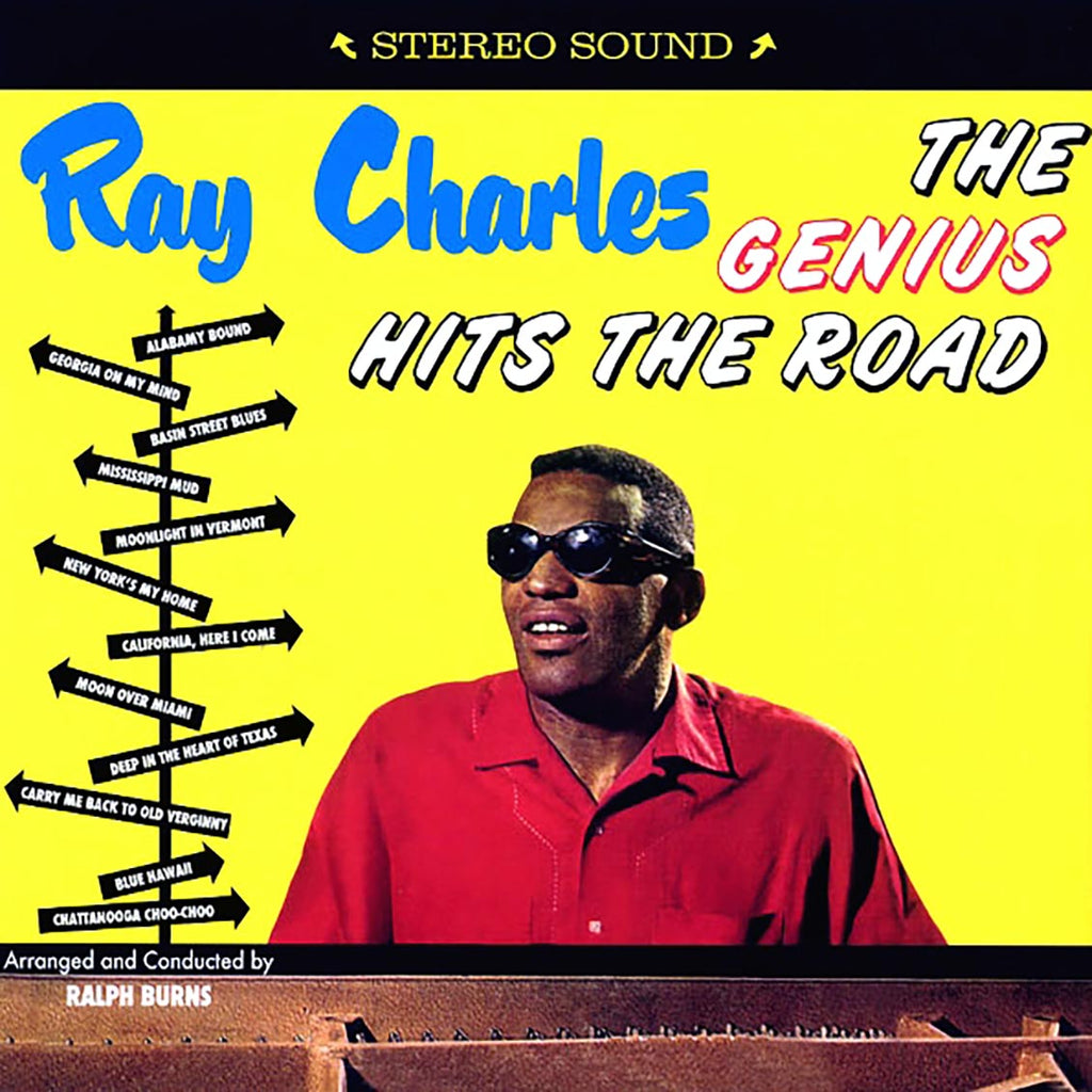 Ray Charles - The Genius Hits The Road (+4 bonus tracks) (ltd. ed.) (180g) vinyl LP front cover