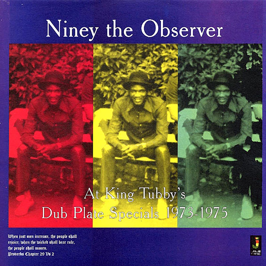 Niney The Observer - Niney The Observer At King Tubby's: Dub Plate Specials (180g) vinyl LP front cover