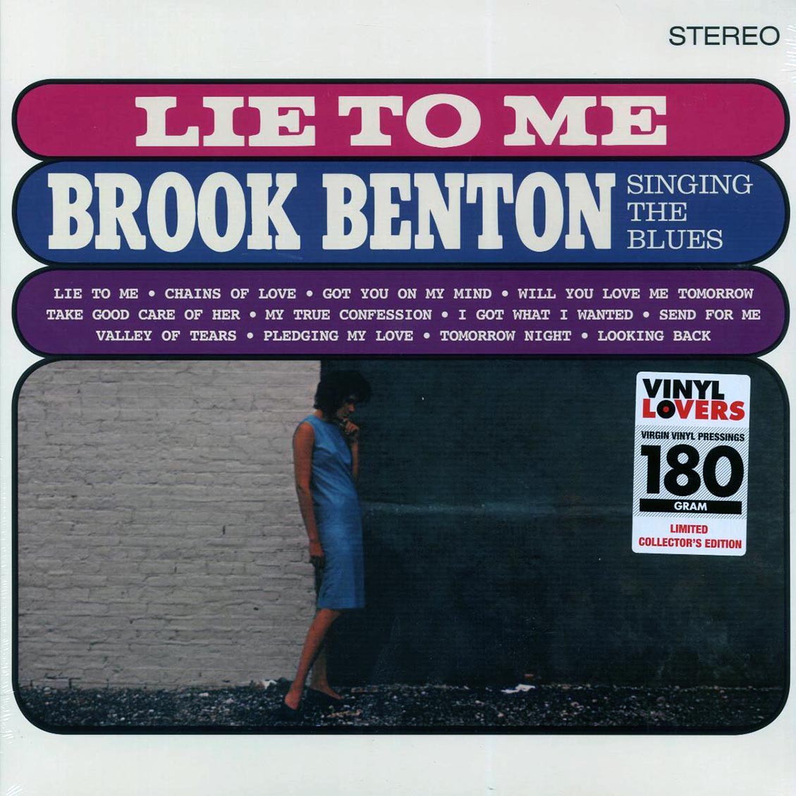 Brook Benton - Lie To Me: Singing The Blues (ltd. ed.) (180g) vinyl LP front cover