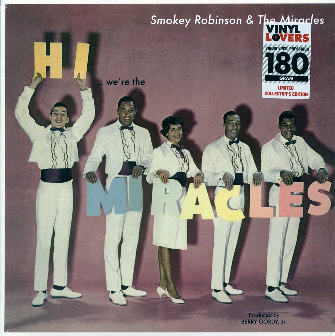Smokey Robinson & The Miracles - Hi We're The Miracles (+5 bonus tracks) (ltd. ed.) (180g) vinyl LP front cover