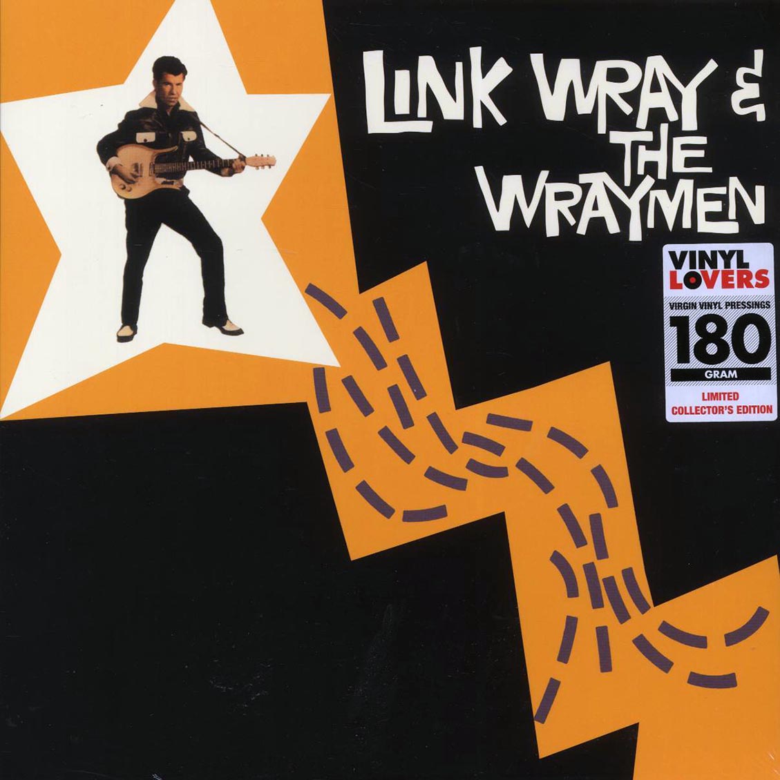Link Wray & The Wraymen - Link Wray & The Wraymen (+4 bonus tracks) (ltd. ed.) (180g) vinyl LP front cover