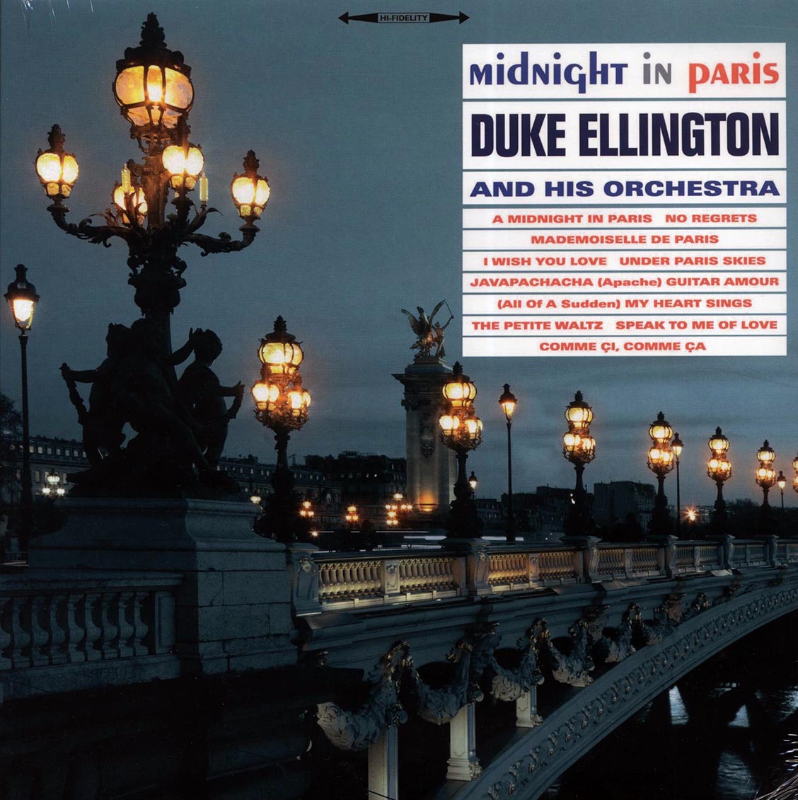 Duke Ellington - Midnight In Paris (180g) vinyl LP front cover