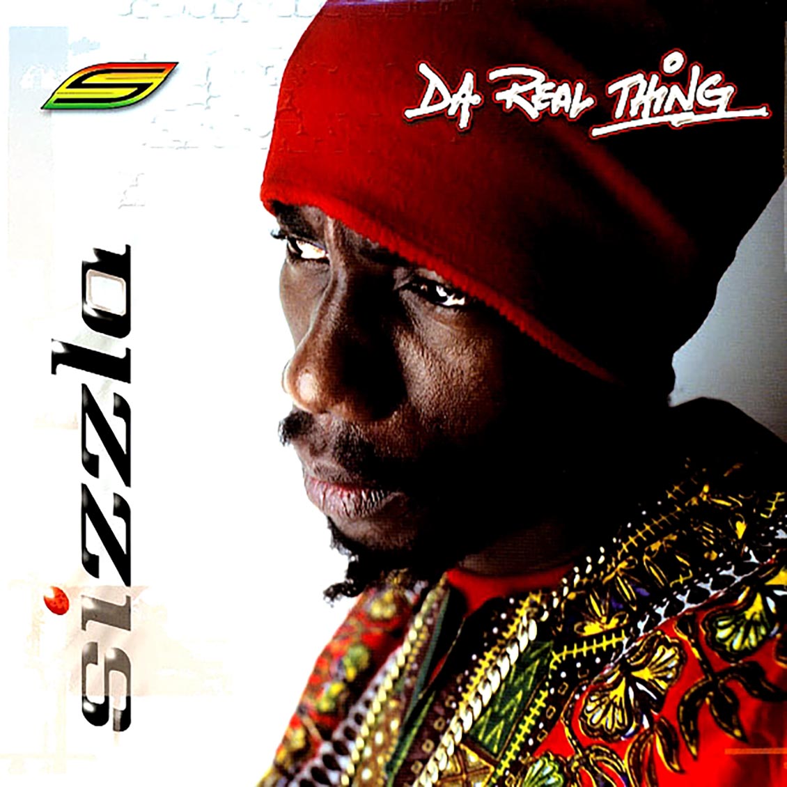 Sizzla - Da Real Thing vinyl LP front cover