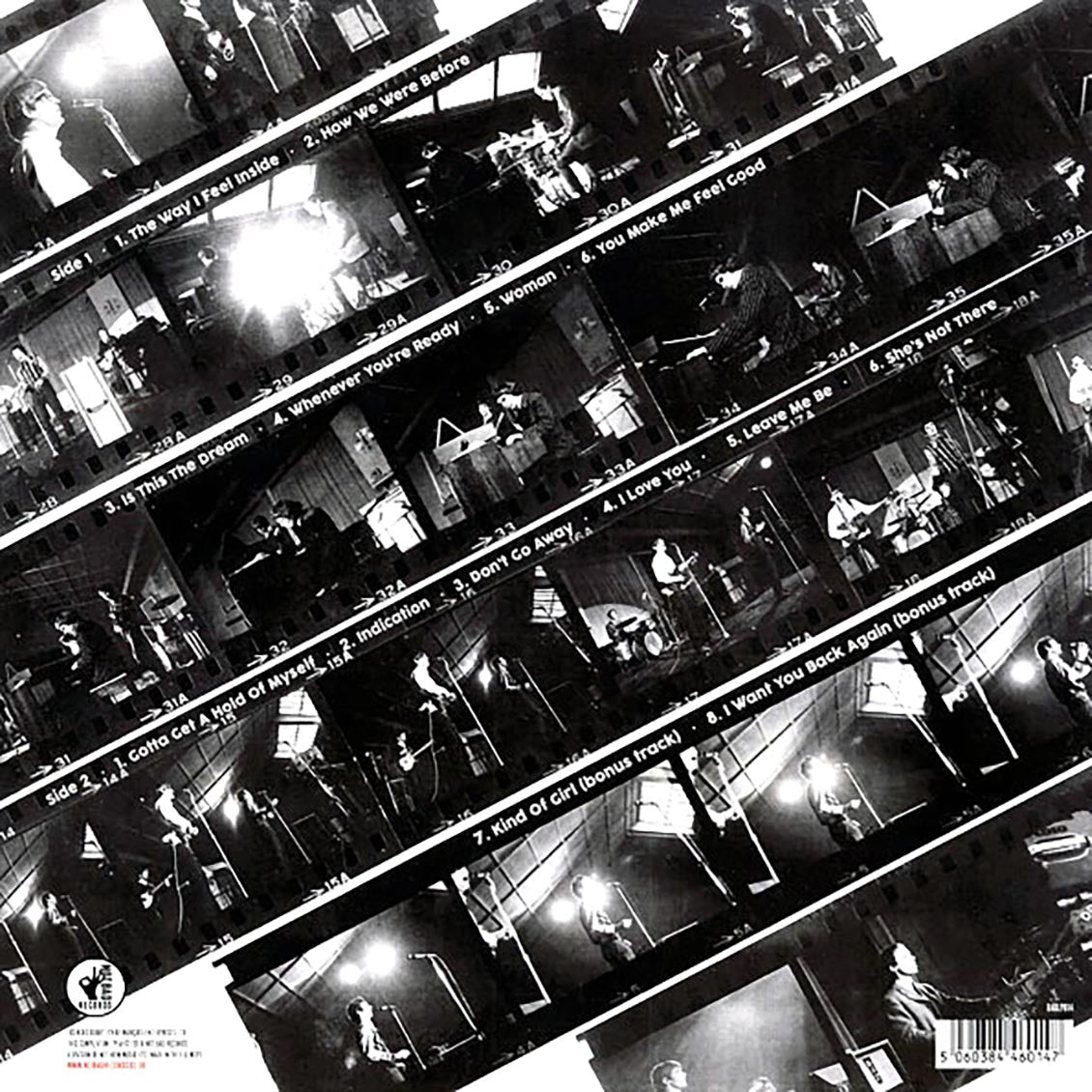 The Zombies - The Zombies (180g) (colored vinyl) vinyl LP back cover