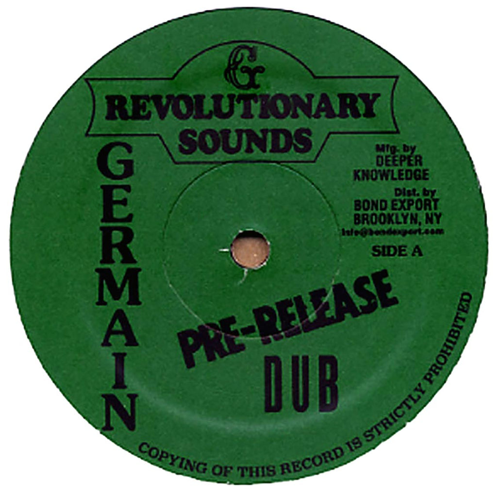 Sly & Robbie, Maxie, Etc. - Pre-Release Dub (silkscreen) vinyl LP front cover