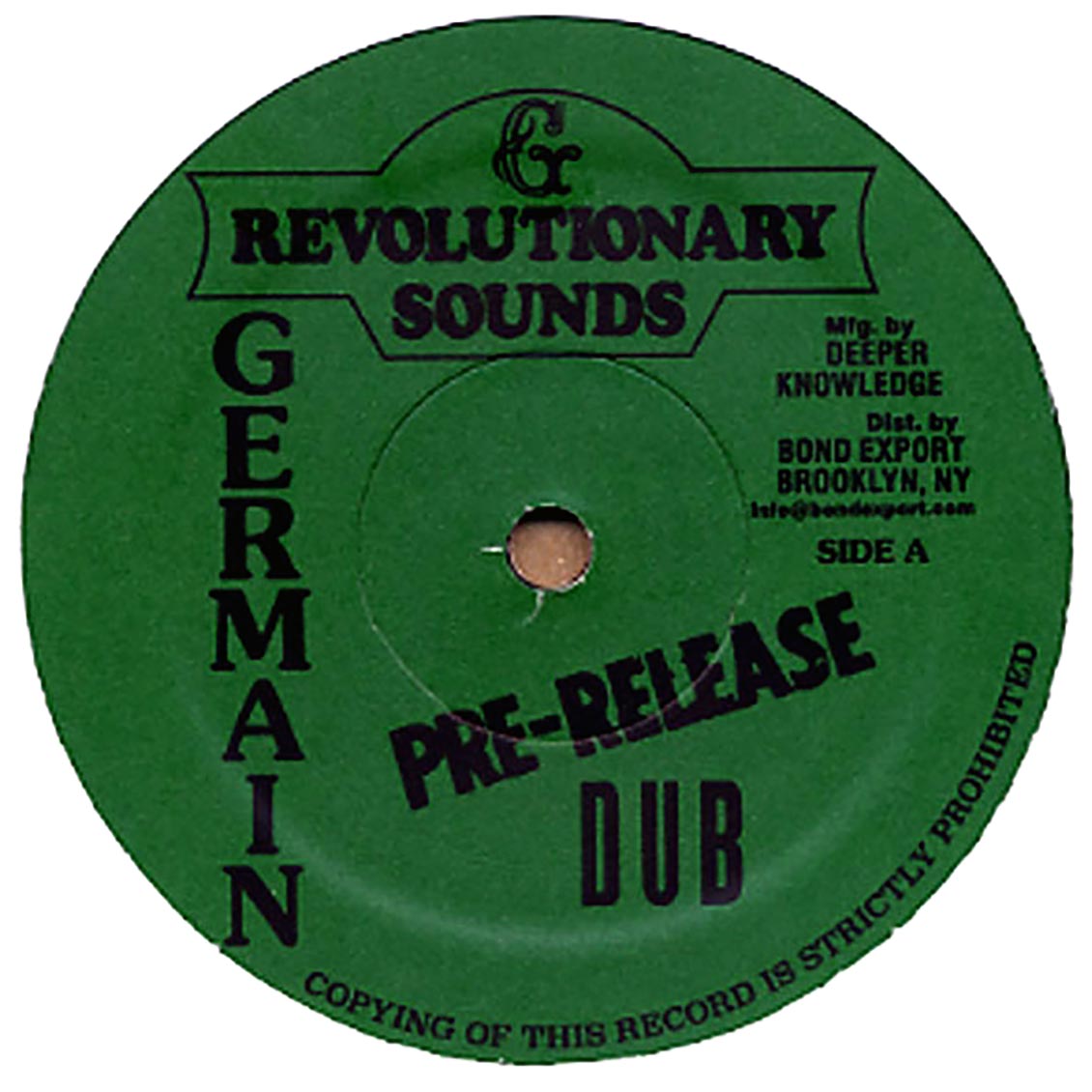 Sly & Robbie, Maxie, Etc. - Pre-Release Dub (silkscreen) vinyl LP front cover