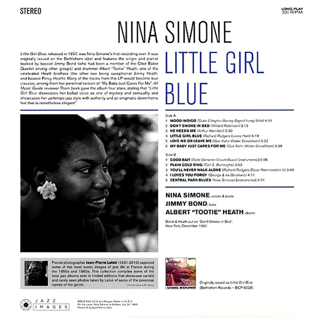 Nina Simone - Little Girl Blue (ltd. ed.) (180g) vinyl LP back cover