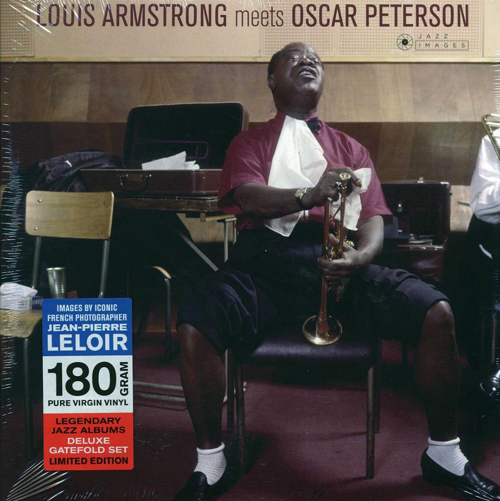 Louis Armstrong - Louis Armstrong Meets Oscar Peterson (ltd. ed.) (180g) vinyl LP front cover