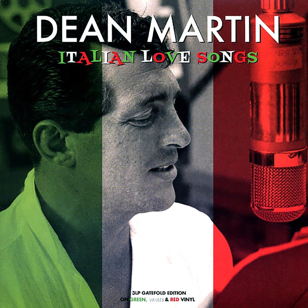 Dean Martin - Italian Love Songs (3xLP) (green, white, red vinyl) vinyl LP front cover