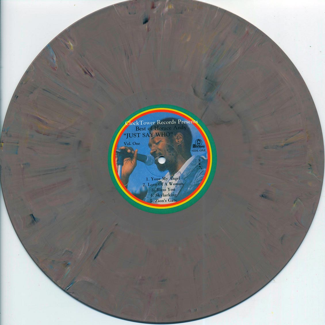 Horace Andy - Best Of Volume 1: Just Say Who (Plain Jacket) (ltd. ed.) (colored vinyl) vinyl LP front cover