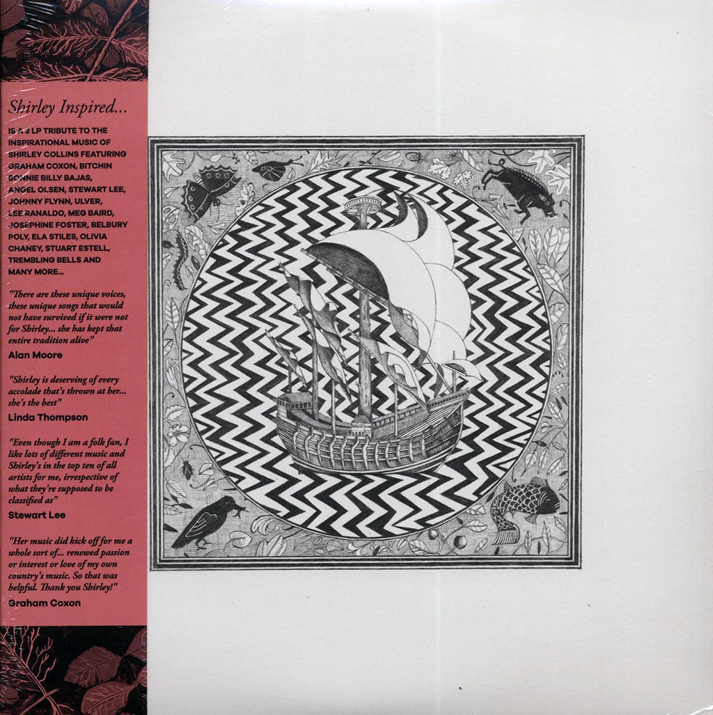 Trembling Bells, Johnny Flynn, Angel Olsen, Lee Ranaldo, Ned Oldham, Etc. - Shirley Inspired (RSD 2015) (ltd. ed.) (3xLP) (incl. mp3) vinyl LP front cover