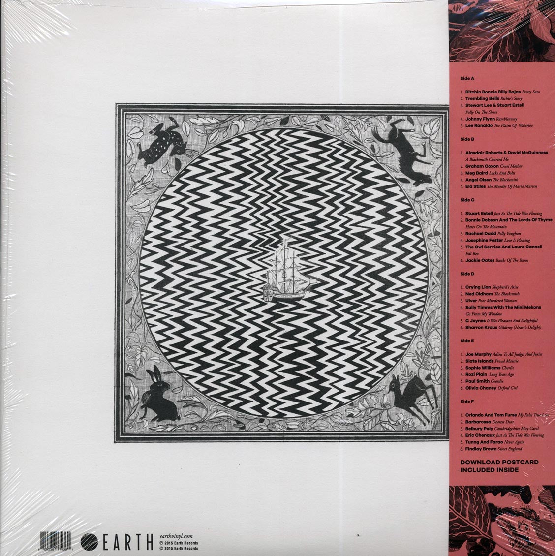 Trembling Bells, Johnny Flynn, Angel Olsen, Lee Ranaldo, Ned Oldham, Etc. - Shirley Inspired (RSD 2015) (ltd. ed.) (3xLP) (incl. mp3) vinyl LP back cover