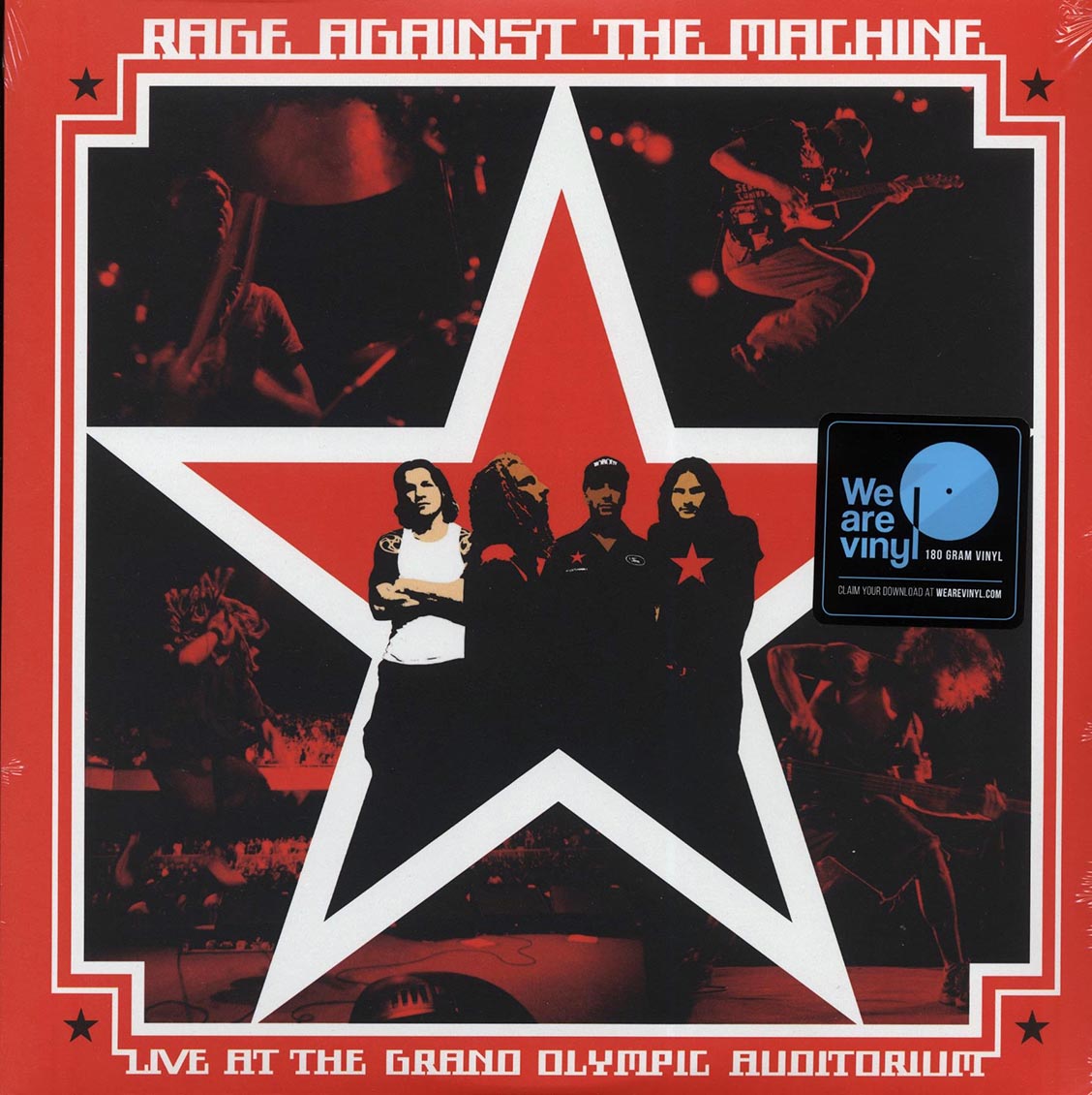 Rage Against The Machine - Live At The Grand Olympic Auditorium (2xLP) (incl. mp3) (180g) vinyl LP front cover
