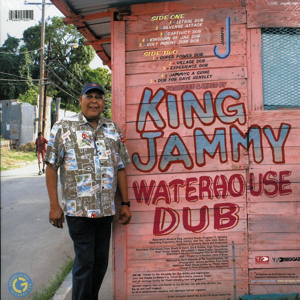King Jammy - Waterhouse Dub vinyl LP back cover