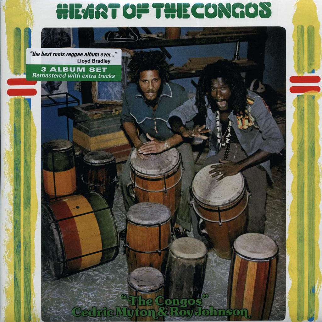 The Congos - Heart Of The The Congos: Deluxe Edition (+10 bonus tracks) (3xLP) (deluxe edition) (remastered) vinyl LP front cover