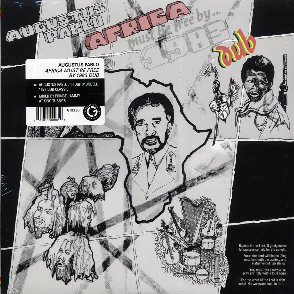 Augustus Pablo - Africa Must Be Free By 1983 Dub vinyl LP front cover