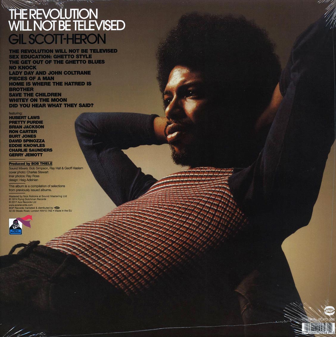 Gil Scott-Heron - The Revolution Will Not Be Televised vinyl LP back cover