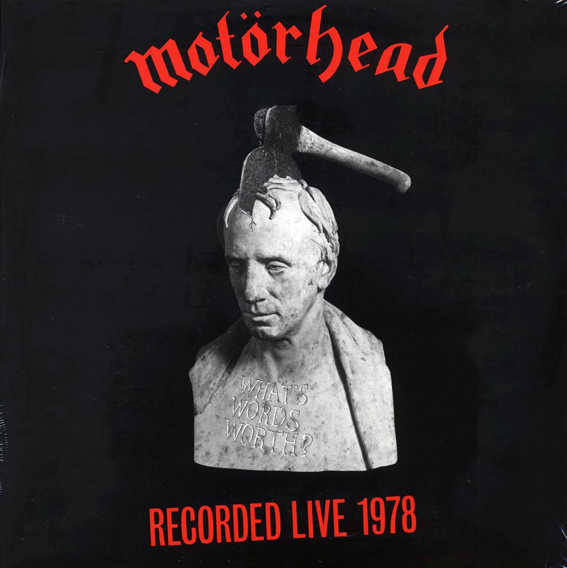 Motorhead - What's Words Worth? Recorded Live 1978 vinyl LP front cover